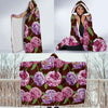 Hydrangea Pattern Print Design HD08 Hooded Blanket-JORJUNE.COM