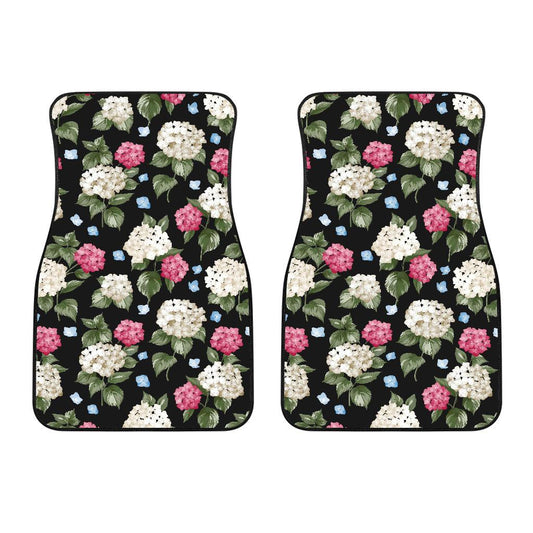 Hydrangea Pattern Print Design HD09 Car Floor Mats-JorJune
