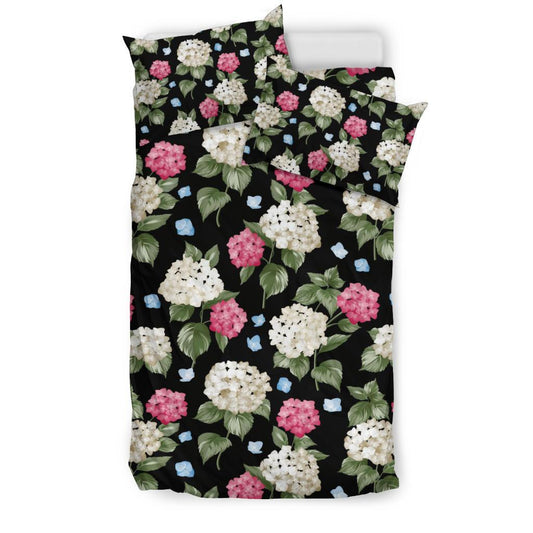 Hydrangea Pattern Print Design HD09 Duvet Cover Bedding Set-JORJUNE.COM