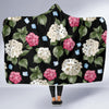 Hydrangea Pattern Print Design HD09 Hooded Blanket-JORJUNE.COM