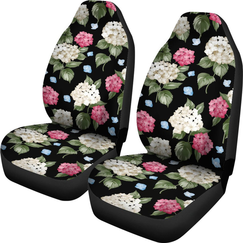 Hydrangea Pattern Print Design HD09 Universal Fit Car Seat Covers-JorJune