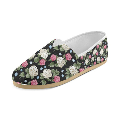 Hydrangea Pattern Print Design HD09 Women Casual Shoes-JorJune.com