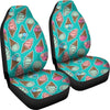 Ice Cream Pattern Print Design IC01 Universal Fit Car Seat Covers-JorJune