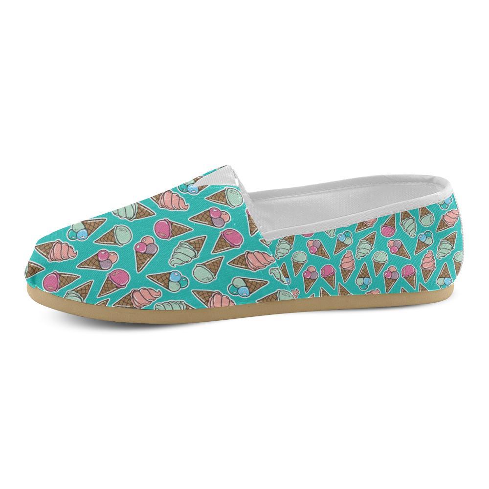 Ice Cream Pattern Print Design IC01 Women Casual Shoes-JorJune.com