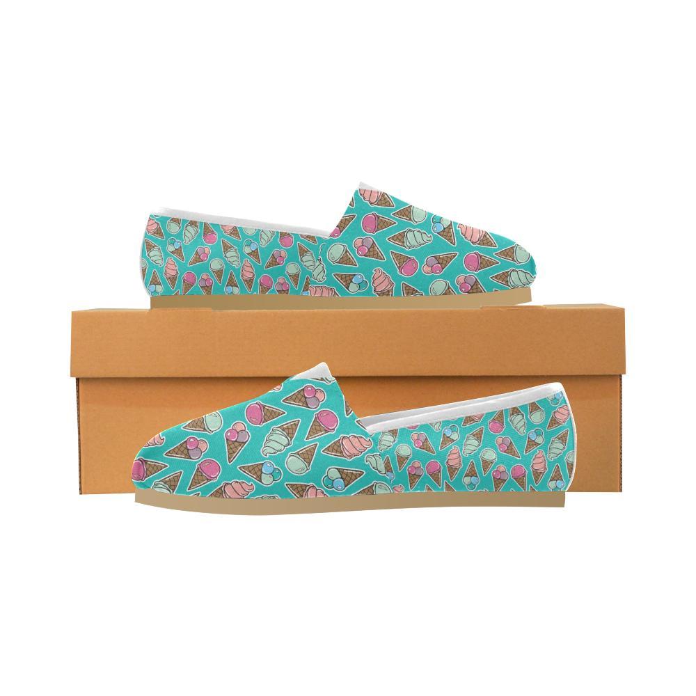 Ice Cream Pattern Print Design IC01 Women Casual Shoes-JorJune.com