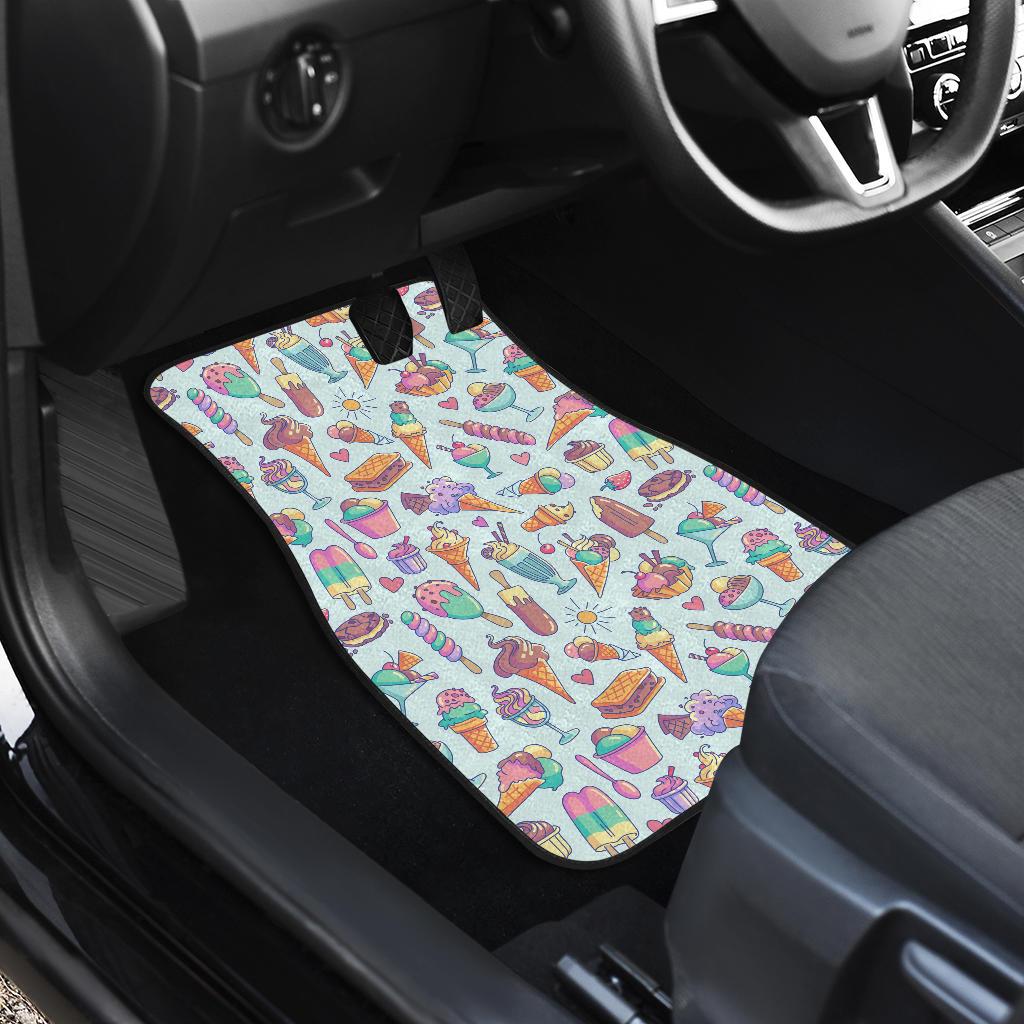 Ice Cream Pattern Print Design IC02 Car Floor Mats-JorJune