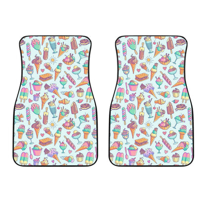 Ice Cream Pattern Print Design IC02 Car Floor Mats-JorJune