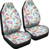 Ice Cream Pattern Print Design IC02 Universal Fit Car Seat Covers-JorJune