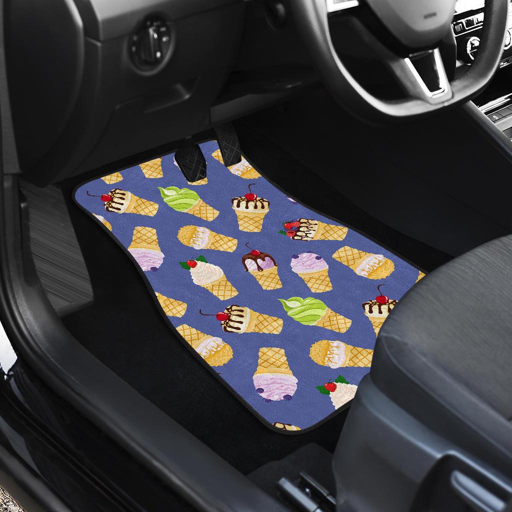 Ice Cream Pattern Print Design IC03 Car Floor Mats-JorJune