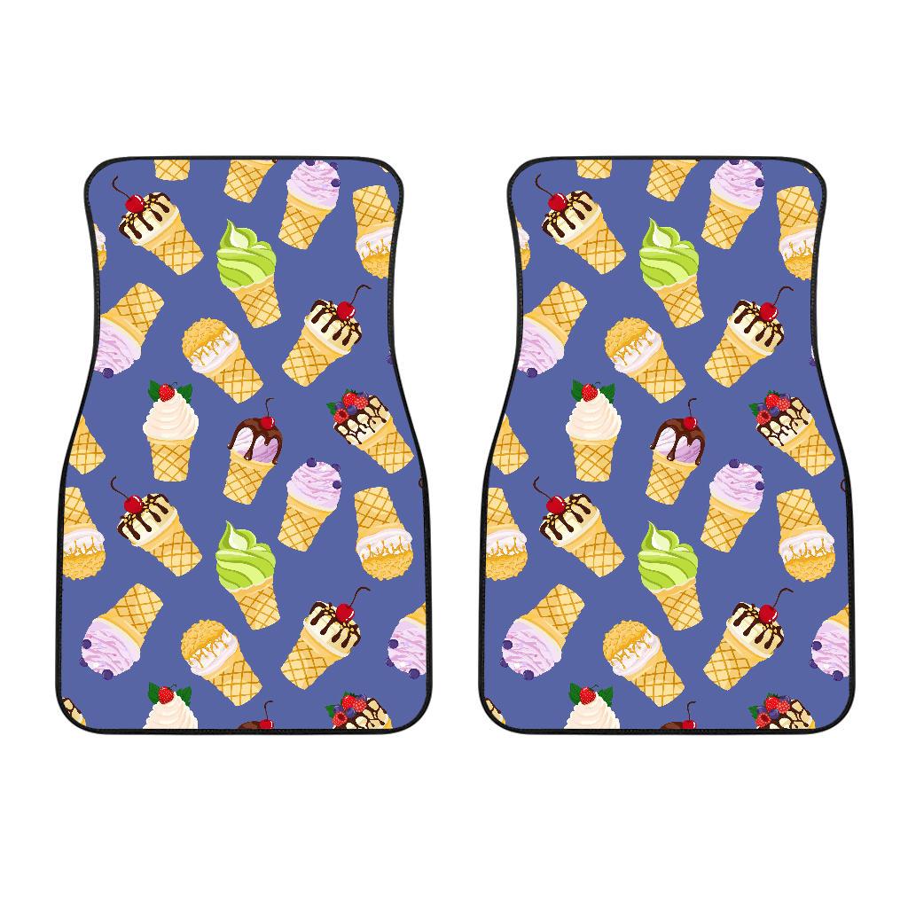 Ice Cream Pattern Print Design IC03 Car Floor Mats-JorJune