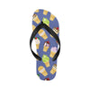 Ice Cream Pattern Print Design IC03 Flip Flops-JorJune