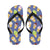 Ice Cream Pattern Print Design IC03 Flip Flops-JorJune