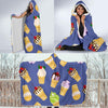 Ice Cream Pattern Print Design IC03 Hooded Blanket-JORJUNE.COM