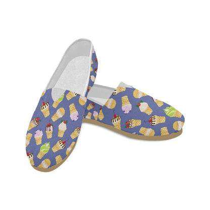 Ice Cream Pattern Print Design IC03 Women Casual Shoes-JorJune.com