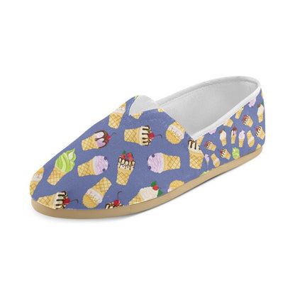 Ice Cream Pattern Print Design IC03 Women Casual Shoes-JorJune.com