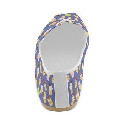 Ice Cream Pattern Print Design IC03 Women Casual Shoes-JorJune.com