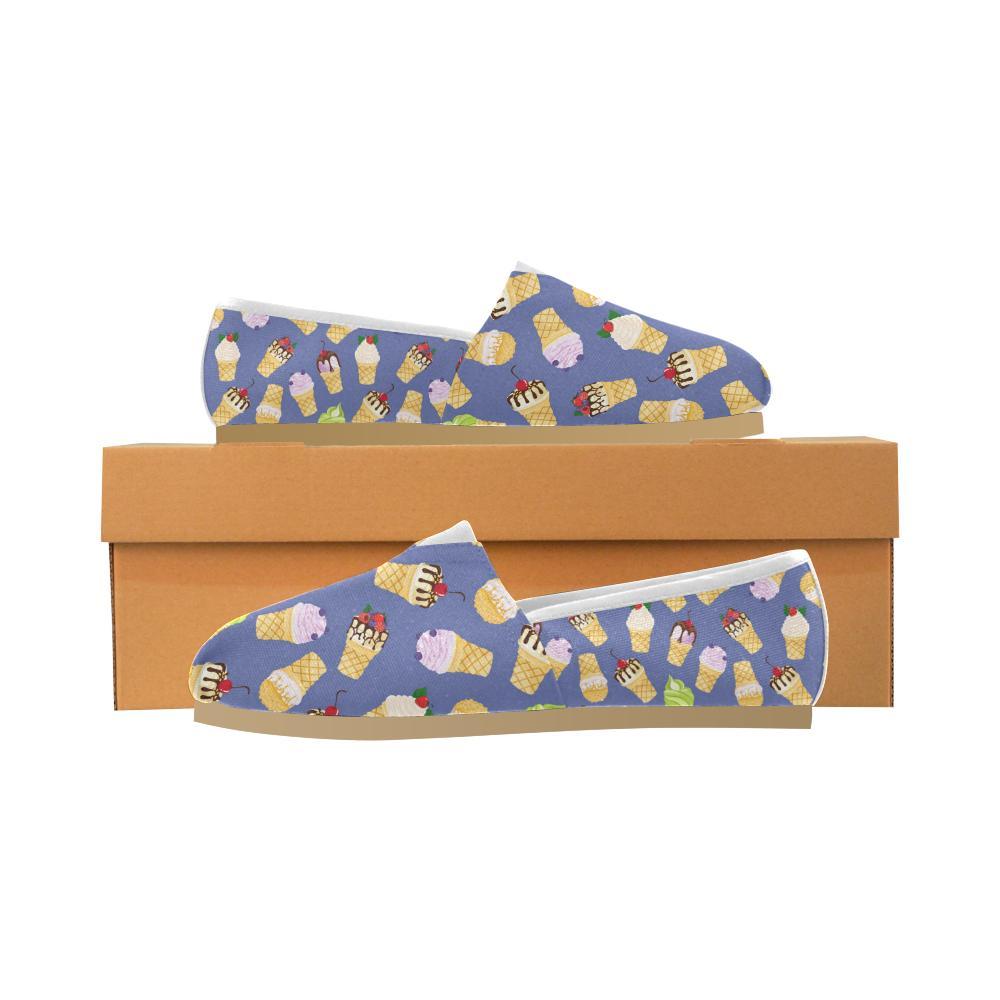 Ice Cream Pattern Print Design IC03 Women Casual Shoes-JorJune.com