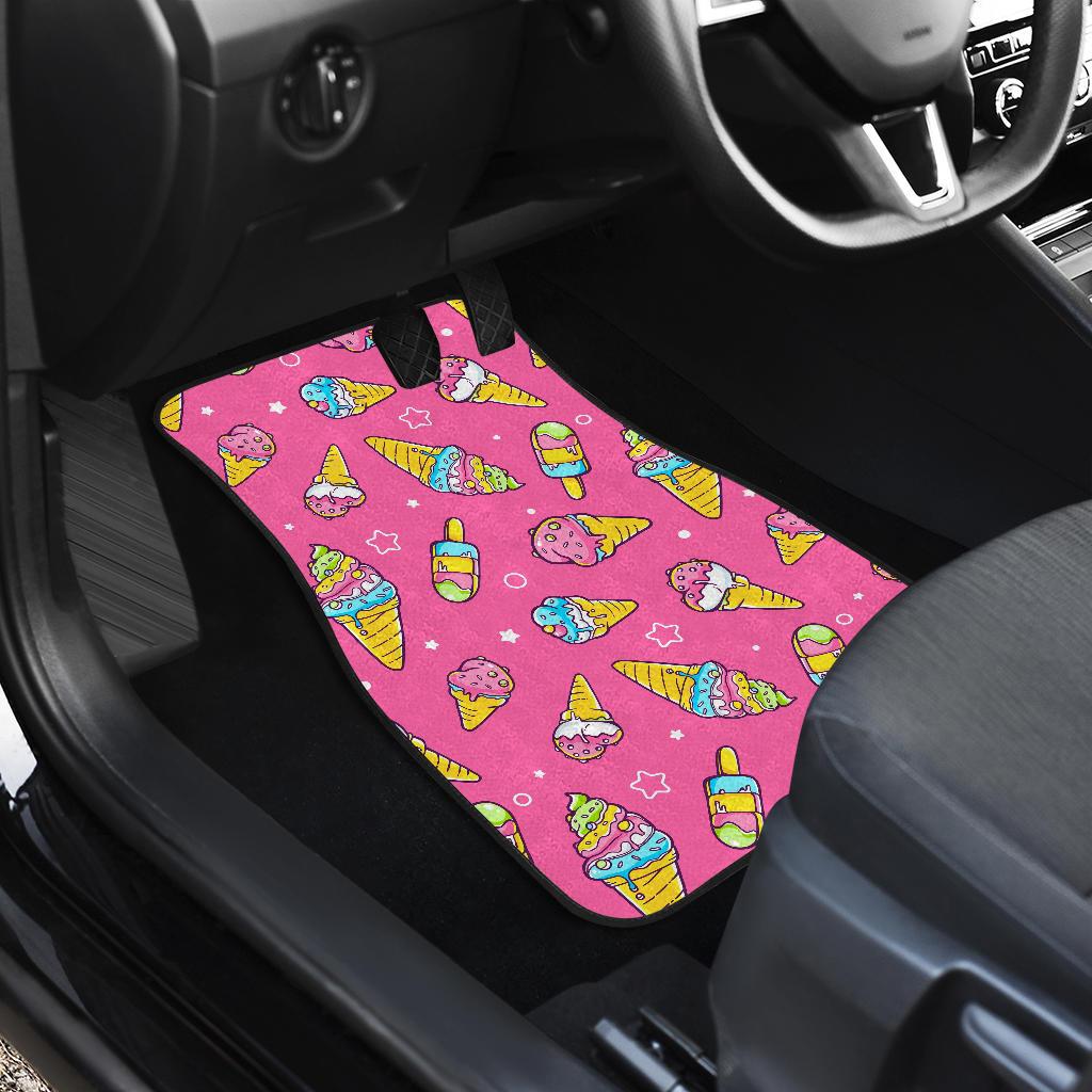 Ice Cream Pattern Print Design IC04 Car Floor Mats-JorJune