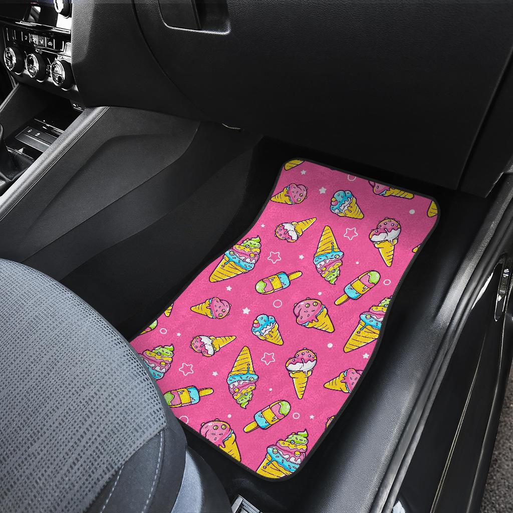 Ice Cream Pattern Print Design IC04 Car Floor Mats-JorJune