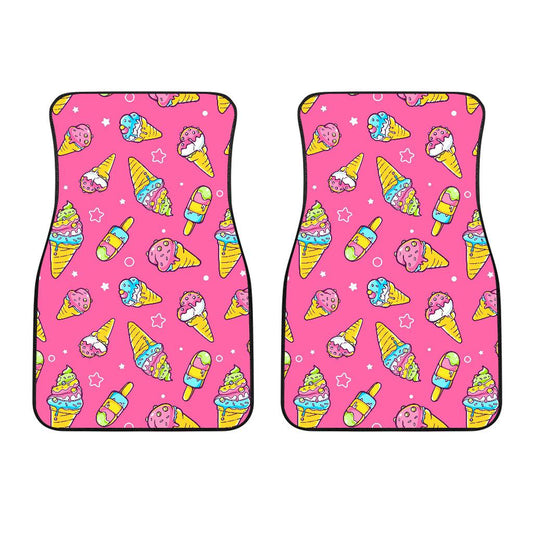 Ice Cream Pattern Print Design IC04 Car Floor Mats-JorJune