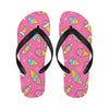 Ice Cream Pattern Print Design IC04 Flip Flops-JorJune