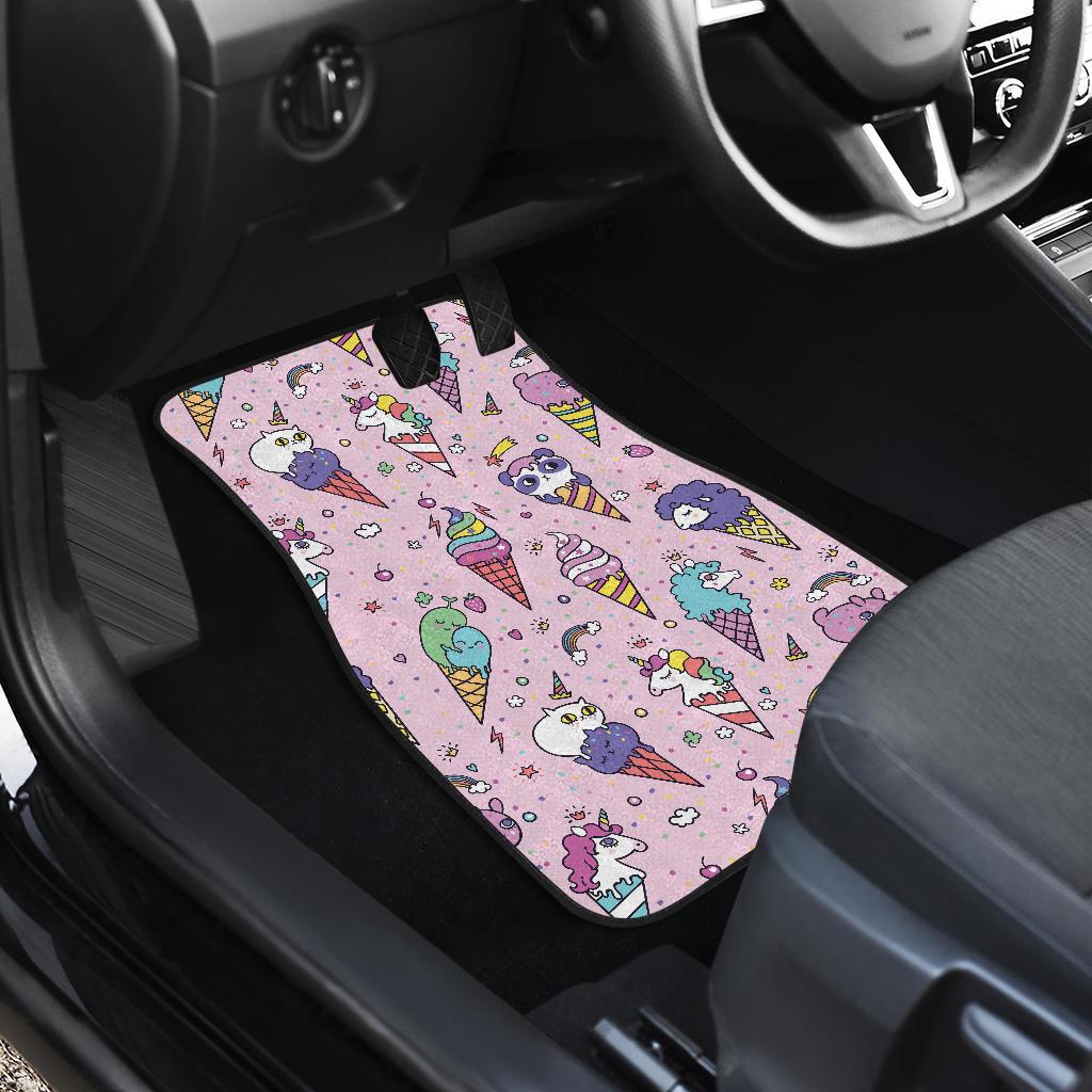 Ice Cream Pattern Print Design IC05 Car Floor Mats-JorJune