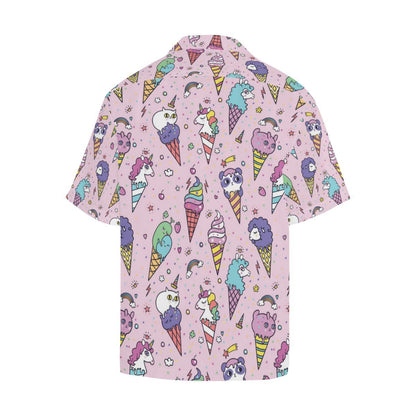 Ice Cream Pattern Print Design IC05 Men Hawaiian Shirt-JorJune