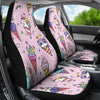 Ice Cream Pattern Print Design IC05 Universal Fit Car Seat Covers-JorJune