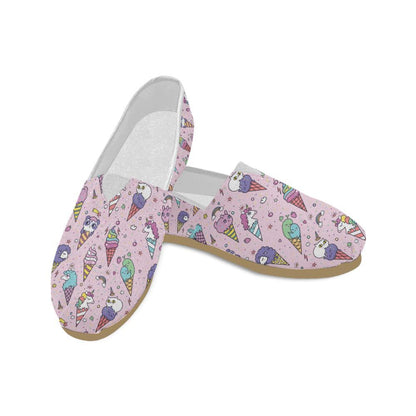 Ice Cream Pattern Print Design IC05 Women Casual Shoes-JorJune.com