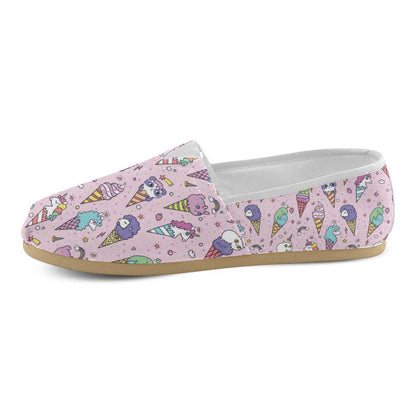 Ice Cream Pattern Print Design IC05 Women Casual Shoes-JorJune.com