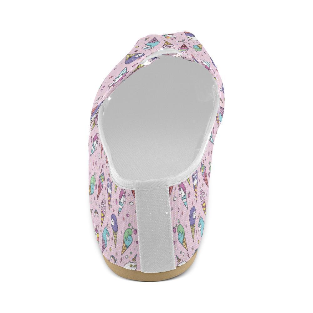 Ice Cream Pattern Print Design IC05 Women Casual Shoes-JorJune.com