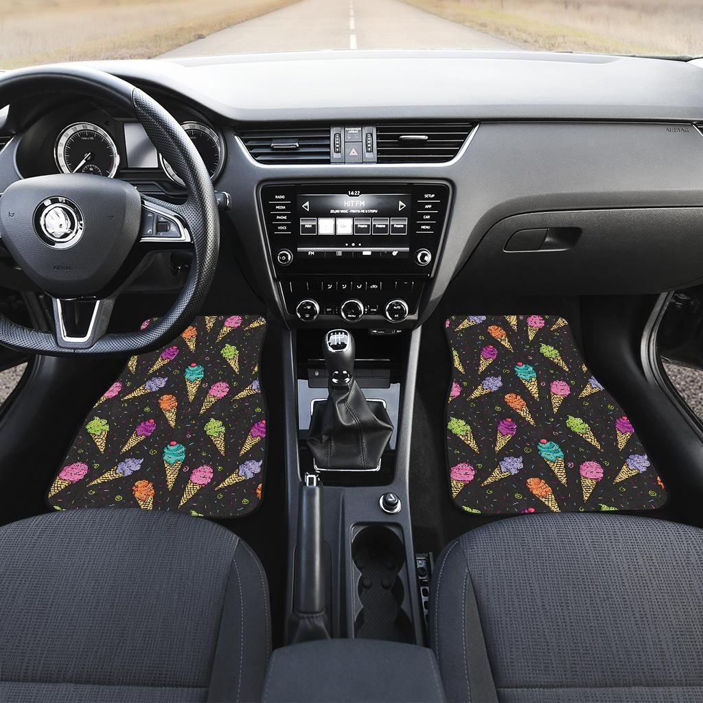 Ice Cream Pattern Print Design IC06 Car Floor Mats-JorJune