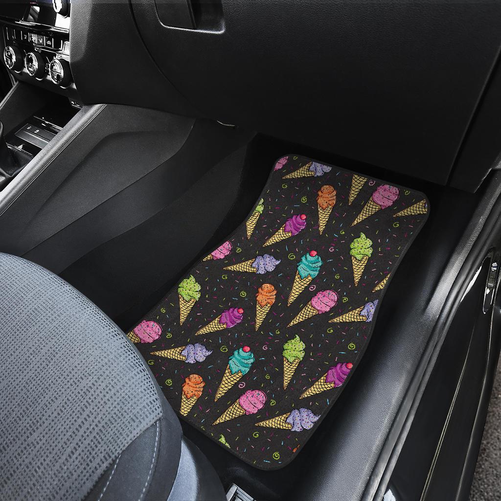Ice Cream Pattern Print Design IC06 Car Floor Mats-JorJune