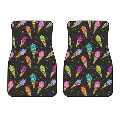 Ice Cream Pattern Print Design IC06 Car Floor Mats-JorJune