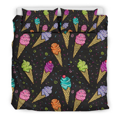 Ice Cream Pattern Print Design IC06 Duvet Cover Bedding Set-JORJUNE.COM