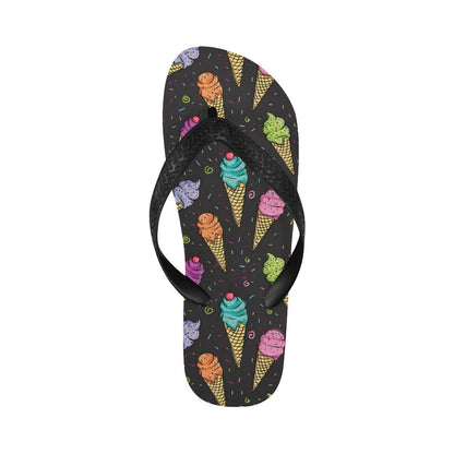 Ice Cream Pattern Print Design IC06 Flip Flops-JorJune