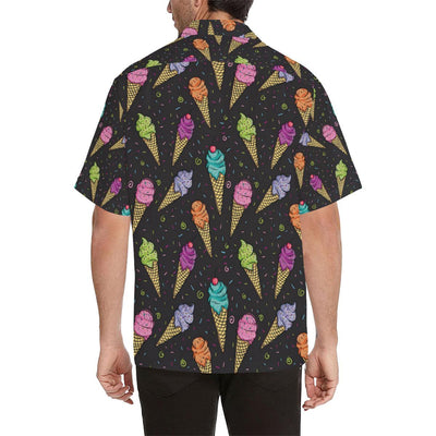 Ice Cream Pattern Print Design IC06 Men Hawaiian Shirt-JorJune