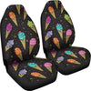 Ice Cream Pattern Print Design IC06 Universal Fit Car Seat Covers-JorJune