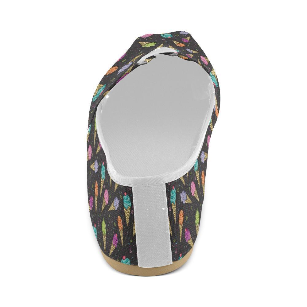 Ice Cream Pattern Print Design IC06 Women Casual Shoes-JorJune.com