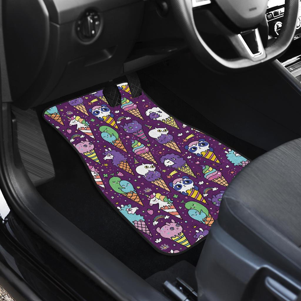 Ice Cream Pattern Print Design IC07 Car Floor Mats-JorJune