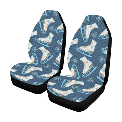 Ice Skate Pattern Print Design 01 Car Seat Covers (Set of 2)-JORJUNE.COM