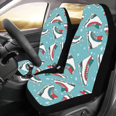 Ice Skate Pattern Print Design 03 Car Seat Covers (Set of 2)-JORJUNE.COM