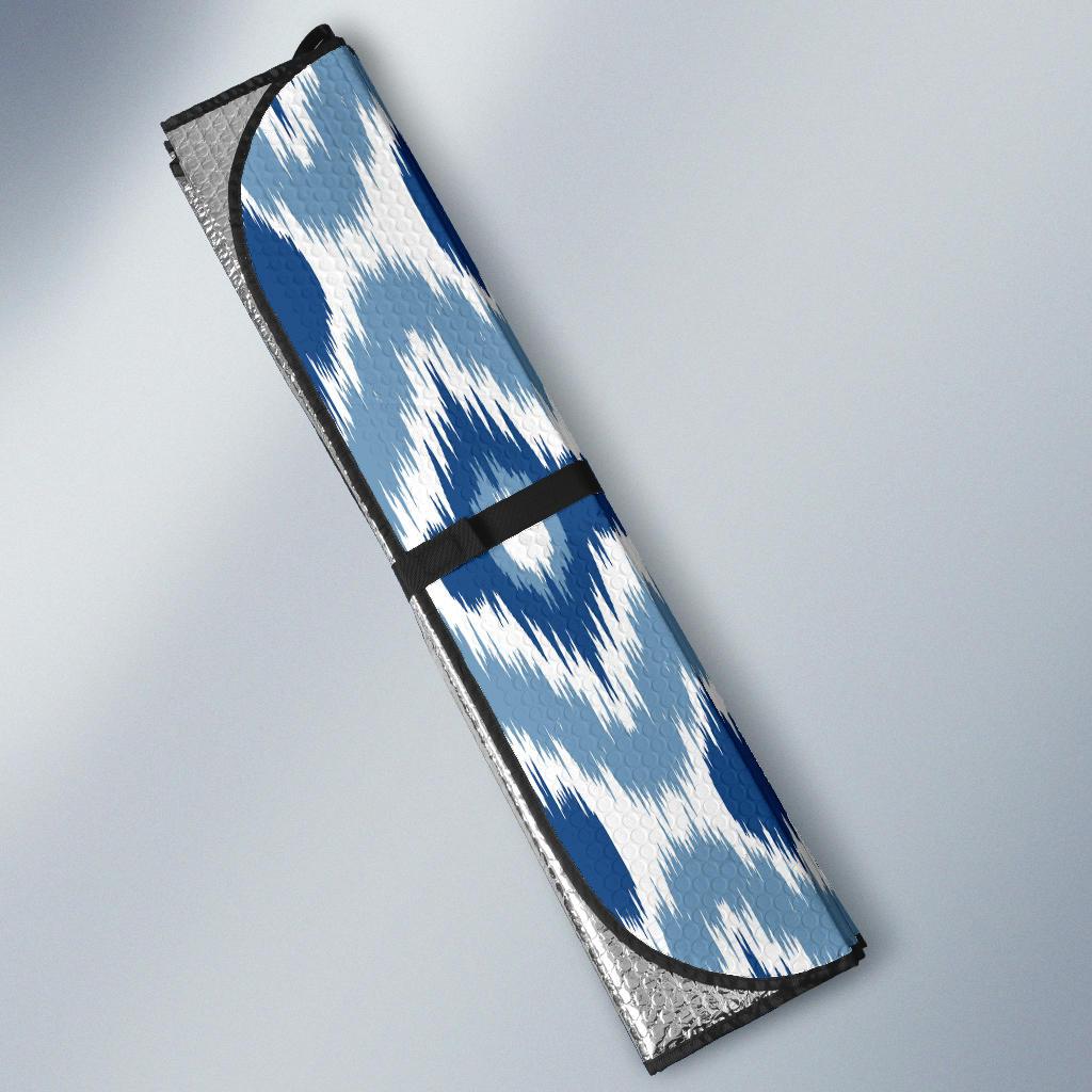 Ikat Pattern Print Design 03 Car Sun Shades-JORJUNE.COM
