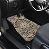 Indian Boho Wolf Front and Back Car Floor Mats