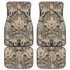 Indian Boho Wolf Front and Back Car Floor Mats