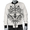 Indian Boho Wolf Men Casual Bomber Jacket