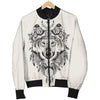 Indian Boho Wolf Men Casual Bomber Jacket