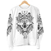 Indian Boho Wolf Men Crewneck Sweatshirt