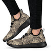 Indian Boho Wolf Mesh Knit Sneakers Shoes