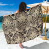 Indian Boho Wolf Sarong Pareo Wrap